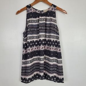 LOFT sleeveless blouse, small